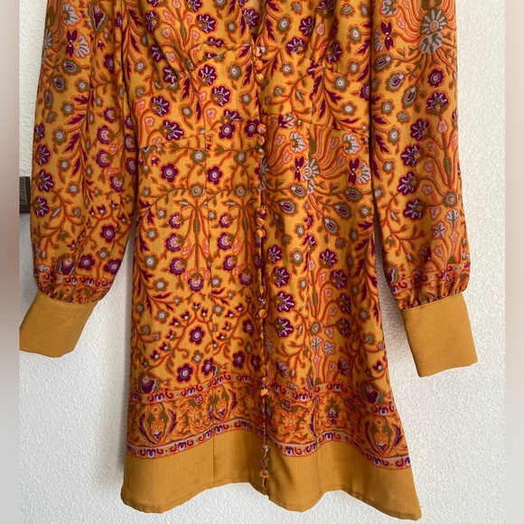 Urban Outfitters floral retro 70s mini dress - Picture 7 of 11